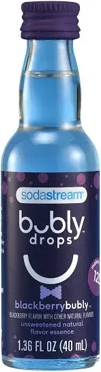 SodaStream Bubly drops Black Berry Fruit Drops 1.36 oz 1 pk