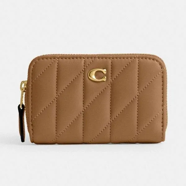 Women's Coach Essential Small Zip Around Card Case