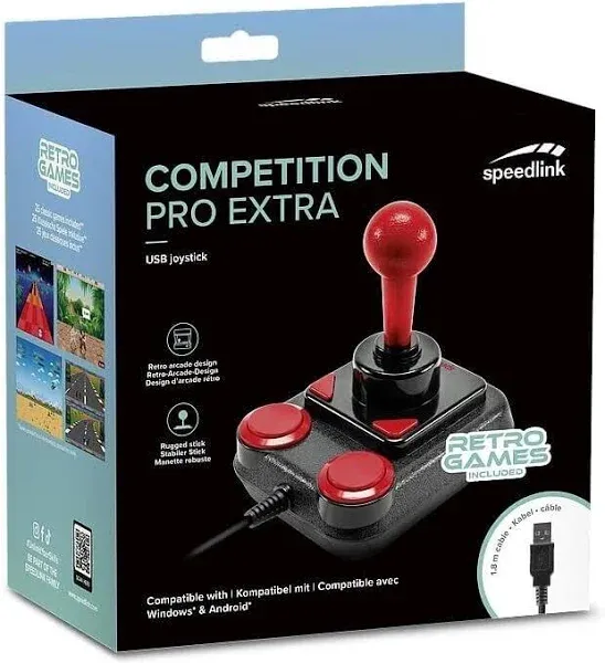 Original Speedlink Competition Pro USB KOKA Edition Joystick Retro-Gaming Games