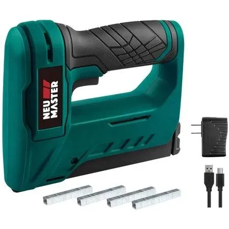 Cordless Staple Gun Li-ion Rechargeable Staple Guns Kit Staples and USB Charger