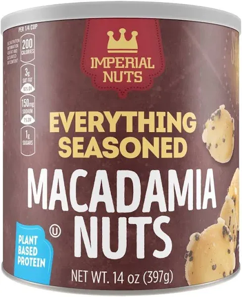 Imperial Nuts Roasted Unsalted Macadamia Nuts