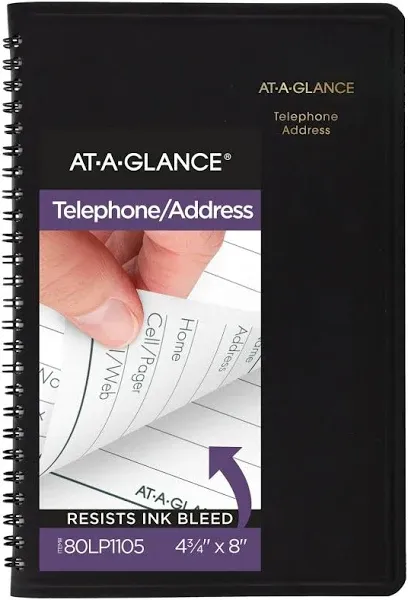 AT-A-GLANCE Telephone Address Book