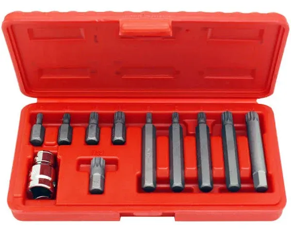 Cal Hawk Tools 11-pc. 12 Point Spline Bit Set