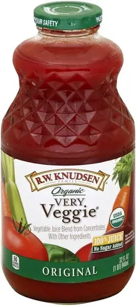 RW Knudsen Very Veggie Organic 100% Juice, Original