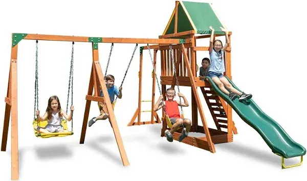 Sportspower Olympia Wood Swing Set