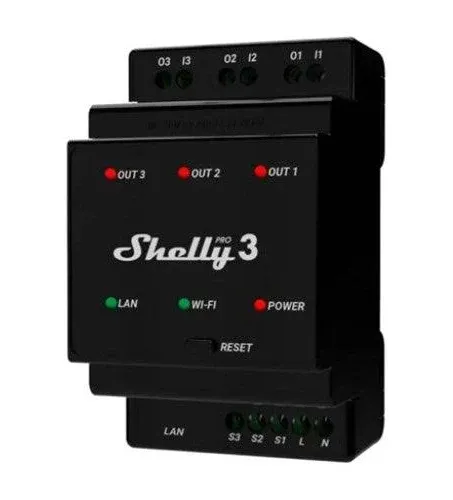 Shelly Pro 3 Relay Switches