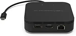 Belkin Thunderbolt 3 Dock Core With Thunderbolt 3 Cable - Usb C Hub - 7-In-1 Docking Station For Macs & Windows, 60W Upstream Charging, With Gigabit Ethernet, Displayport & Audio Ports