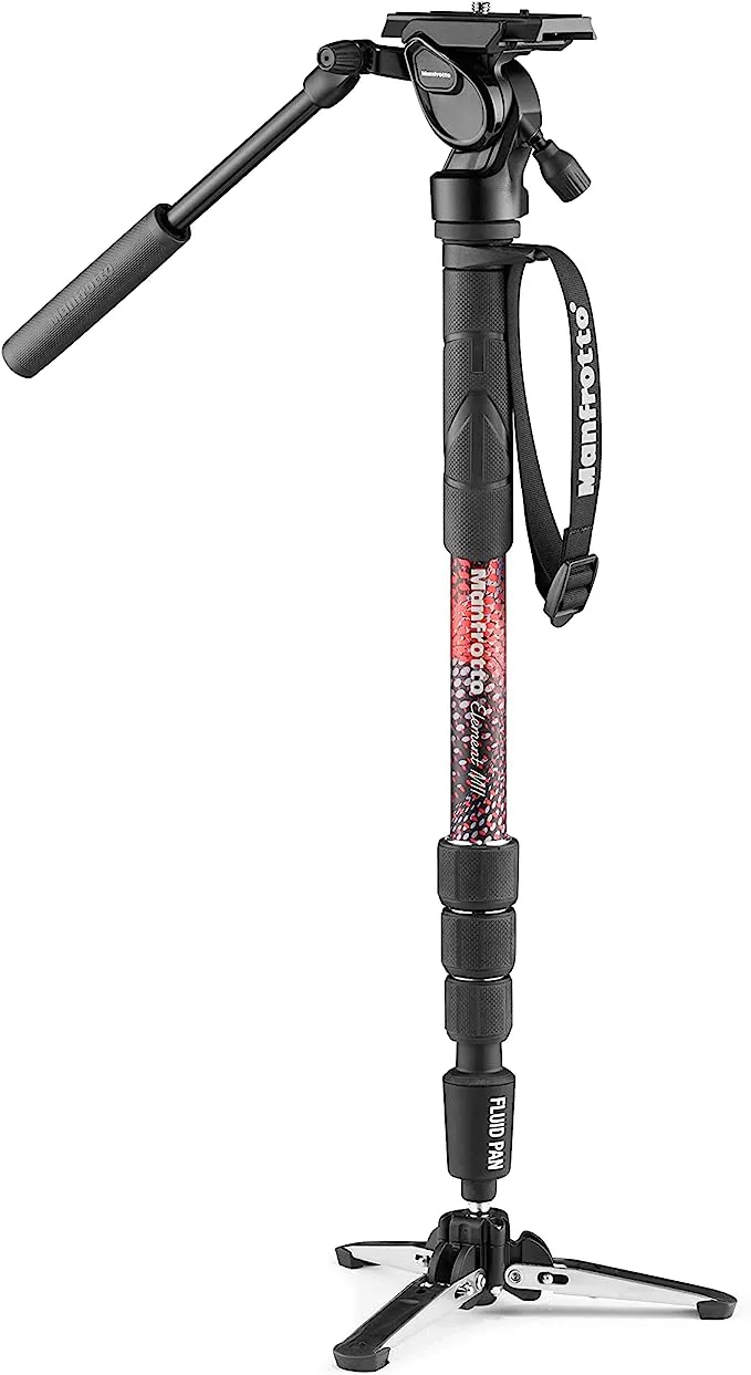 Manfrotto Element MII Video Monopod with Live Fluid Head