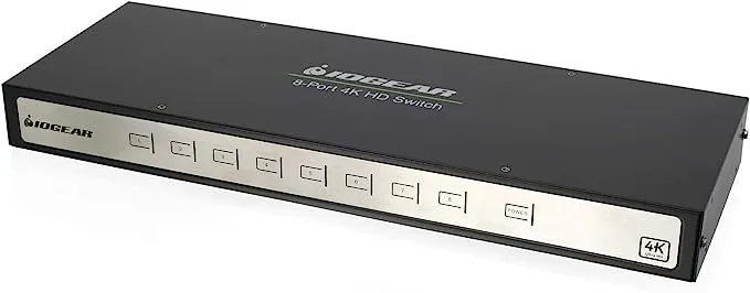 Iogear GHSW8481 True 4K 8-Port Switcher with HDMI Connection