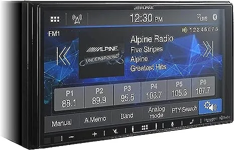 Alpine iLX-407 Shallow Chassis 7-Inch Multimedia Receiver with Apple Carplay and Android Auto