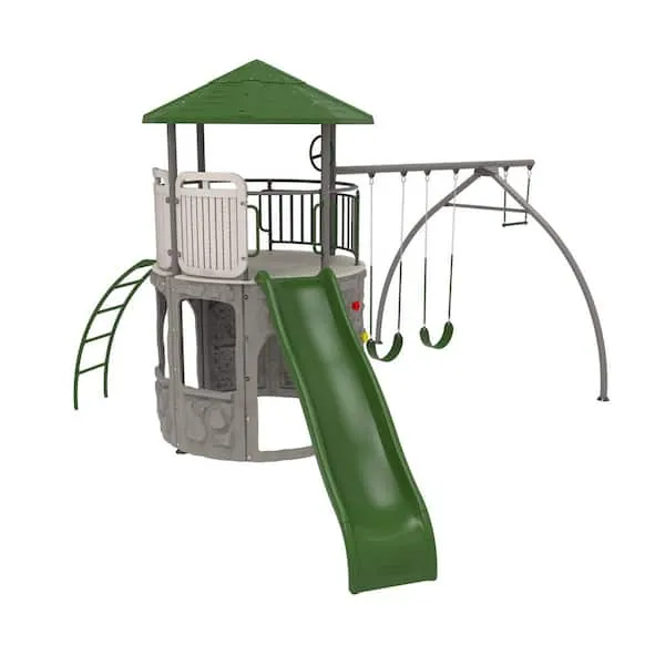 Lifetime 290633 Adventure Tower Swing Set, Earthtone