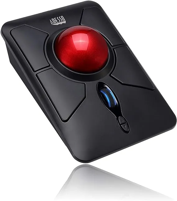 Adesso iMouse T50 - Wireless Programmable Ergonomic Trackball Mouse