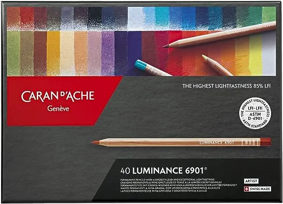 Caran D'ache Luminance Colored Pencil Set of 40 (6901.740)