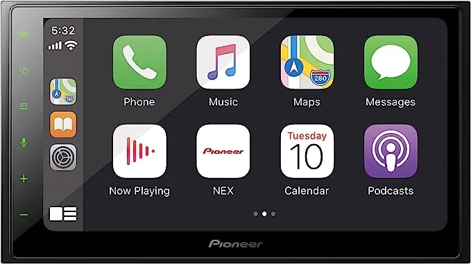 Pioneer - 6.8" Android Auto™ and Apple CarPlay® Bluetooth® Digital Media (DM) Receiver - Black