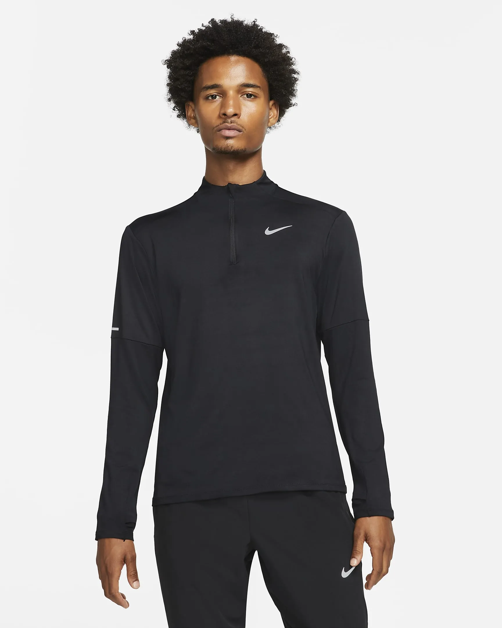 Nike Men's Dri-FIT Element Zip Running Top