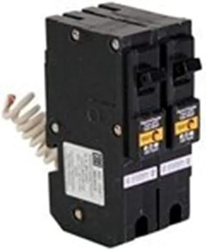 Eaton BRL215CAF Plug-In Mount Type BR Combination Arc Fault Circuit Breaker 2-Pole 15 Amp 120/240 Volt AC Fire-Guard