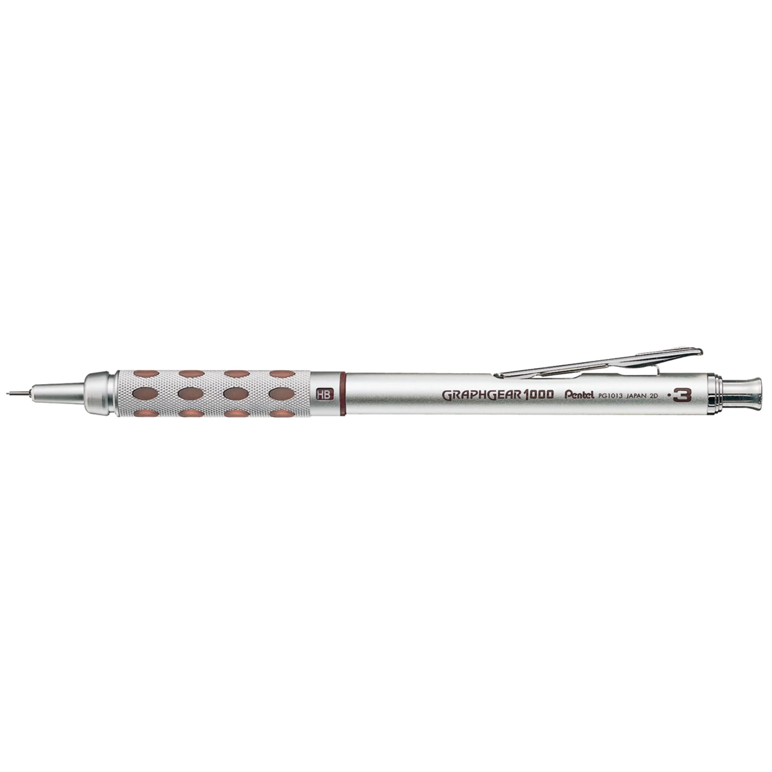 Pentel Graphgear 1000 Automatic Drafting Pencil, 0.3 mm, 0.4 mm, 0.5 mm, 0.7 mm, 0.9 mm 5pics Set