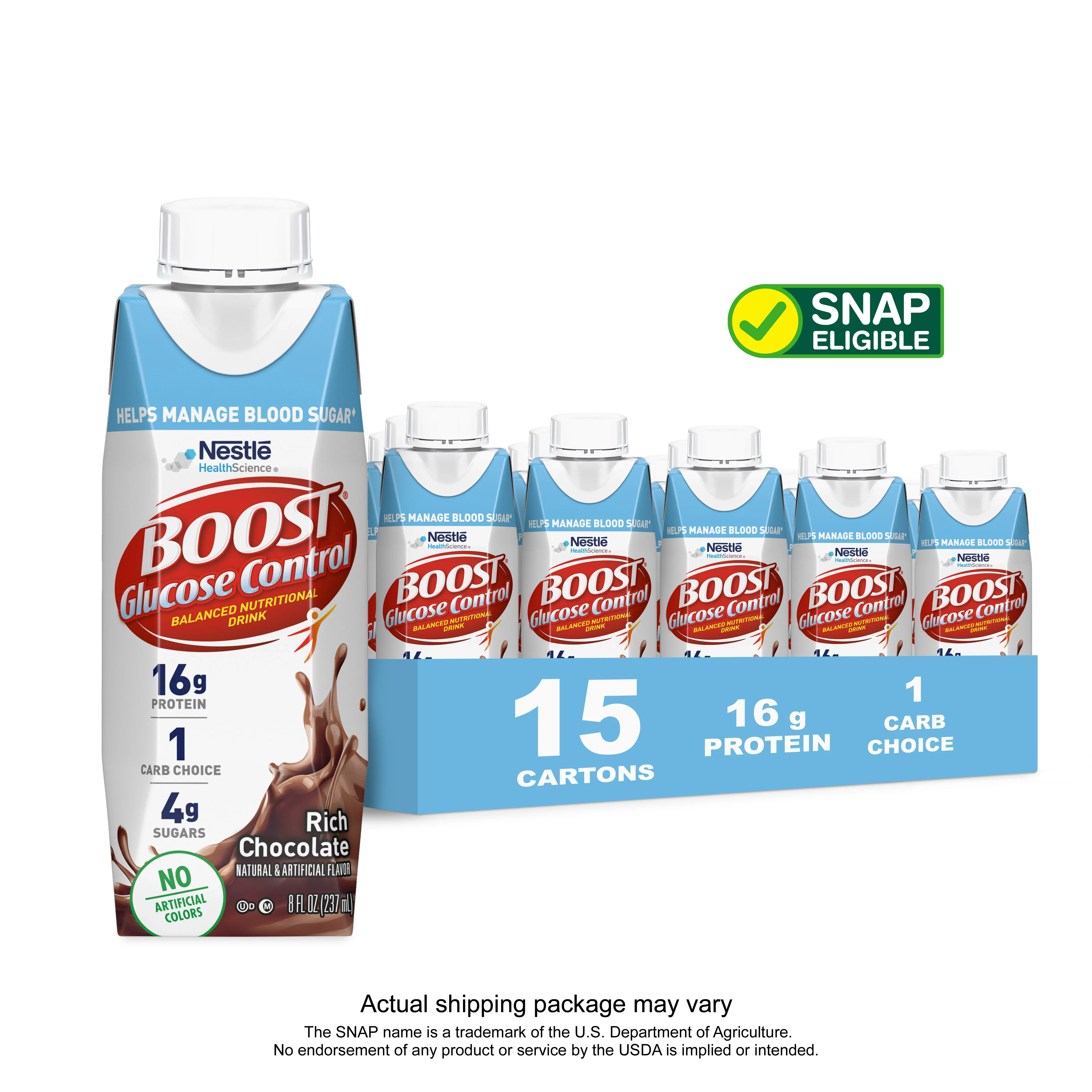 Boost Glucose Control Nutritional Drink - Very Vanilla 12 PK