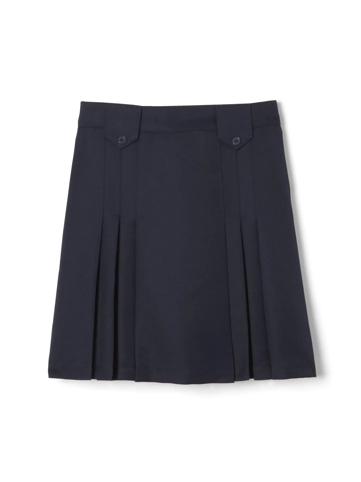 French Toast Girls' Front Pleated Skirt with Tabs