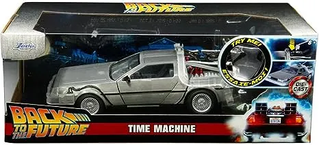 Jada Toys JAD32911 DeLorean Time Machine 1-24 Diecast Model Car with Lights Back to the Future 1985