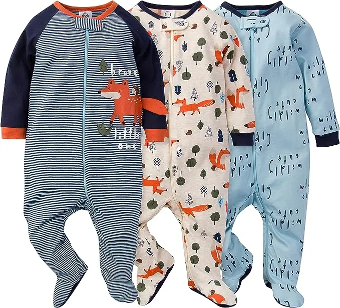 Gerber baby-boys 3-pack Sleep 'N Play