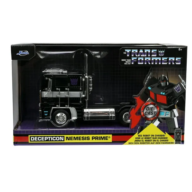 Decepticon Nemesis Prime "Transformers" Hollywood Rider Series 1/24 Diecast Models Car By Jada