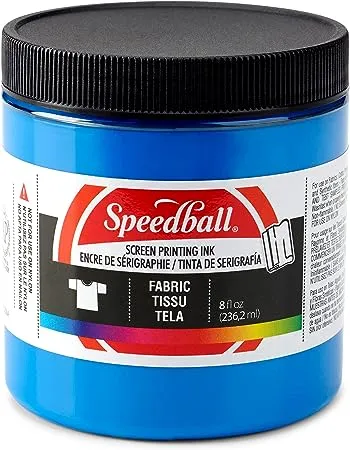 Speedball 8 oz Fabric Screen Printing Ink - Blue