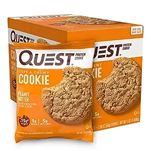 Quest Protein Cookie, Peanut Butter, 15g Protein, 12 Ct