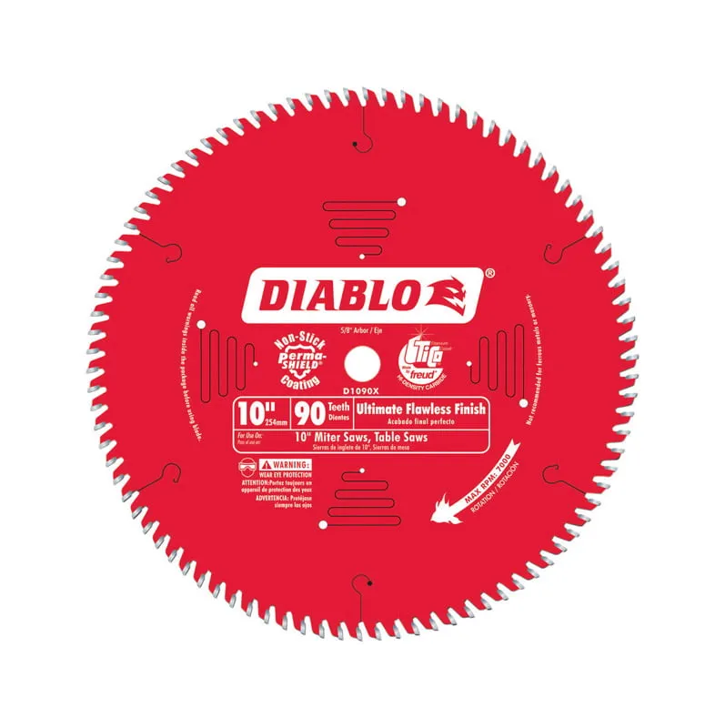 Diablo D1090X Saw Blade 10" 90T 