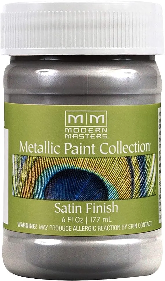 Modern Masters Shimmer Platinum One Step Paint 6 oz.