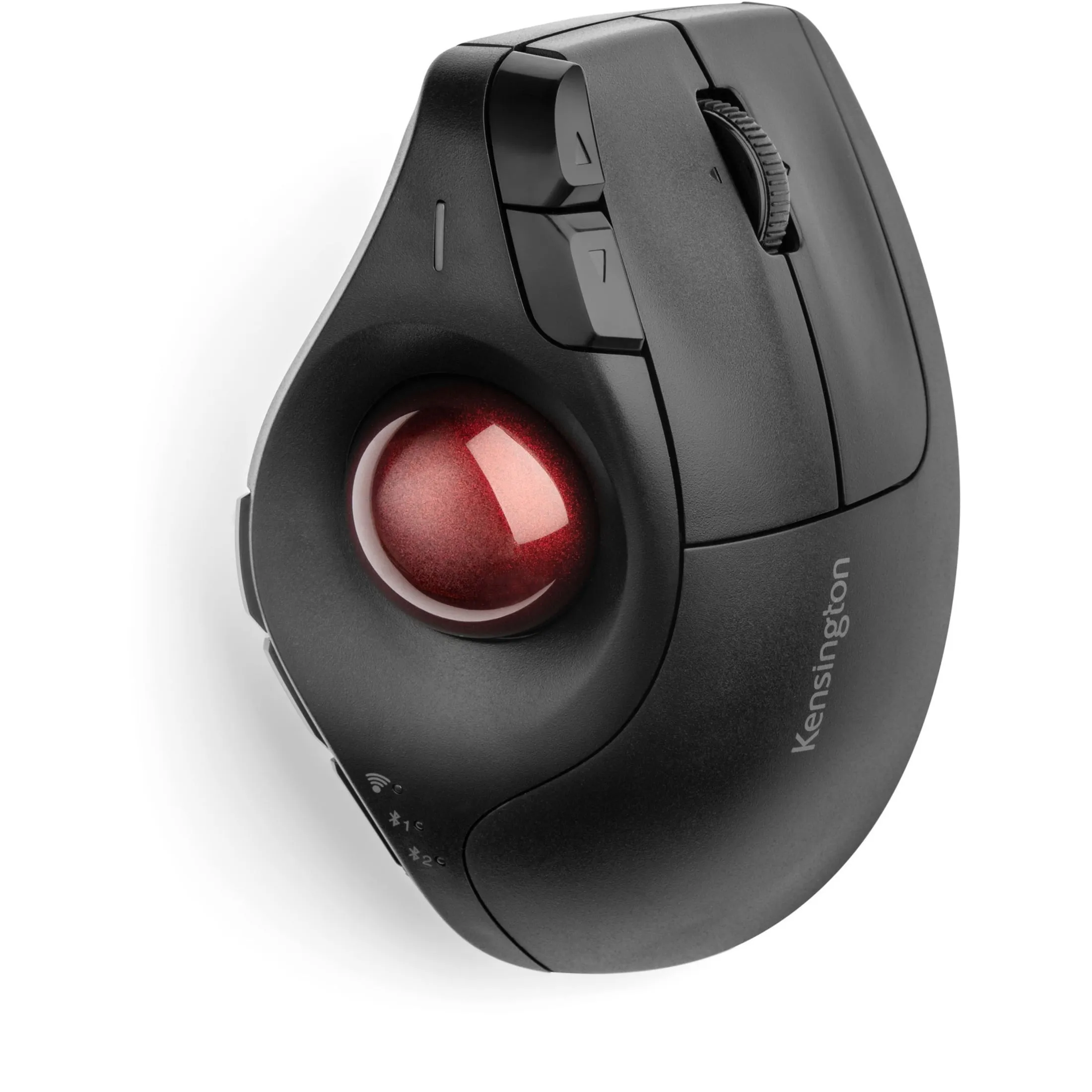 Kensington Pro Fit® Ergo Vertical Wireless Trackball (K75326WW), Black, 3" x 4" x 6.1"