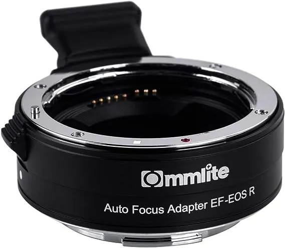 Commlite cm-EF-EOS R Lens Adapter Electronic Auto-Focus EF to R Mount Adapter for Canon EF/EF-s Lens to EOS R