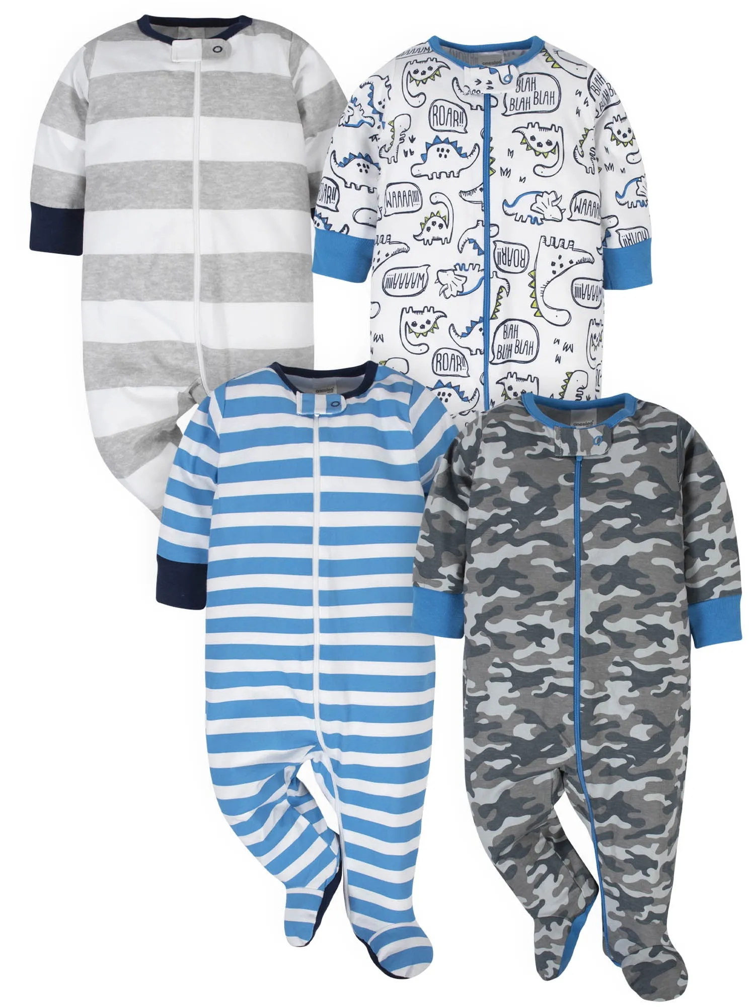 Onesies Gerber Baby boys or Girl Gender Neutral Sleep 'n Play Footed Pajamas