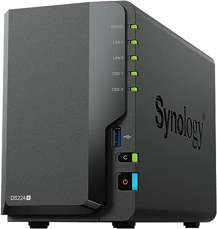 Synology DiskStation DS224+ 2-Bay NAS Enclosure