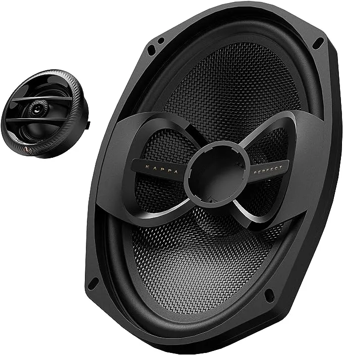 Infinity Kappa Perfect 900X Premium 6x9 Bag Lid Speakers Compatible with Harley Davidson - Includes Grilles