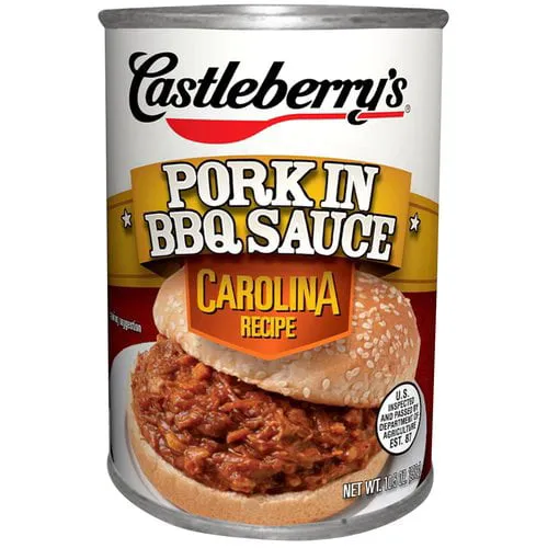 Castleberrys Pork in BBQ Sauce, Carolina Recipe 10.5 oz (1)