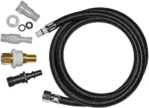 Danco Black Faucet Spray Hose (PVC Braided 48-in)