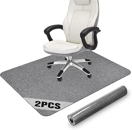 Placoot Office Chair Mat for Hardwood Floor, 55"x35" Computer Chair Mat, Desk Chair Mat, Large Anti-Slip Floor Protector for Home Office