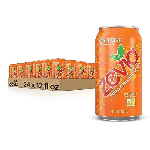 Zevia Zero Sugar Orange Soda