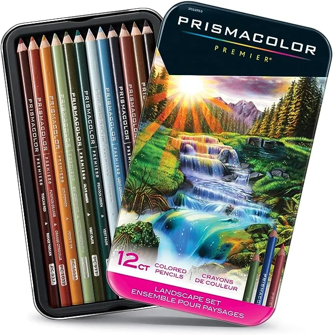 Prismacolor Premier Colored Pencils, Soft Core, 12 Count