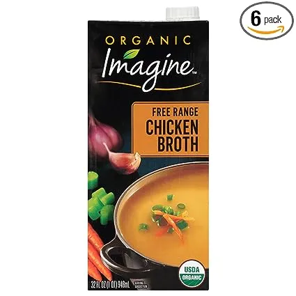 Imagine Organic Free Range Chicken Broth, 32 fl oz (Pack of 6)Imagine Organic Free Range Chicken Broth, 32 fl oz (Pack of 6)