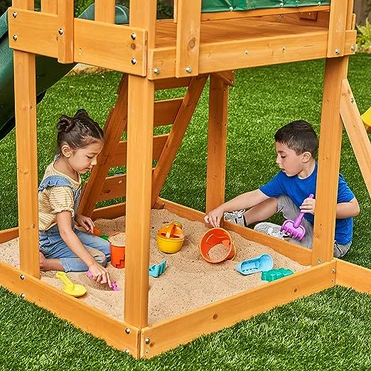 KidKraft Appleton Wooden Swing Set