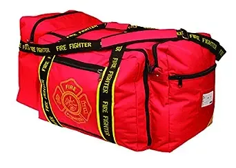 Lightning x Rolling Firefighter Turnout Gear Bag - Red - One Size - Fire Safety USA