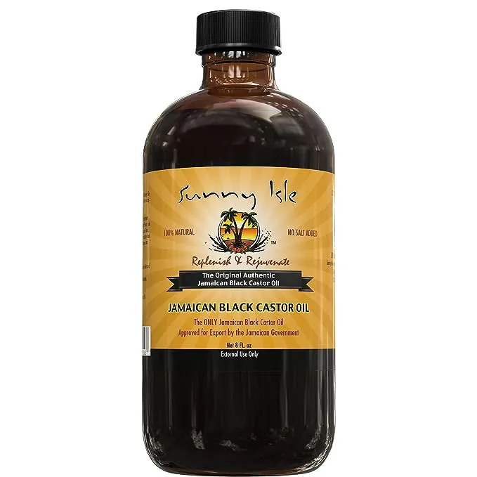 Sunny Isle Jamaican Black Castor Oil, 8 Fluid Ounce