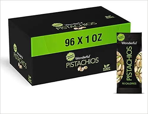 Wonderful Pistachios Roasted Salted Pistachios, 1 Ounce - 96 per Case