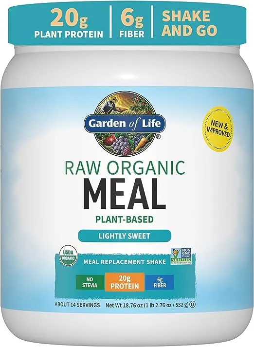 Garden of Life, RAW Organic Meal, Meal Replacement Shake, Vanilla, 37.04 oz (1,050 g)