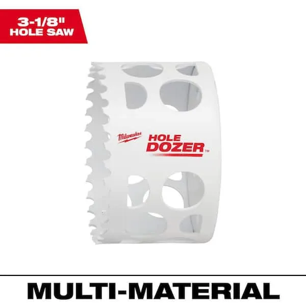 Milwaukee 49-56-9638 3-1/8" Hole Dozer Bi-Metal Hole Saw