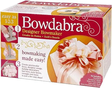 Darice 00407001410 Bowdabra Bow Maker and Craft Tool, Gray