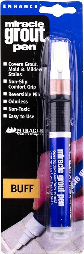 Miracle Sealants GRTPENBUF Grout Pen, Buff