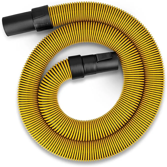 DEWALT DXVA19-2501 Durable Vacuum Hose, Compatible With DXV12P DXV14P DXV16P DXV16PA DXV16S, Yellow